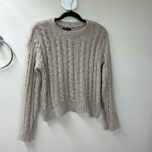Grey Knit Sweater from American Eagle